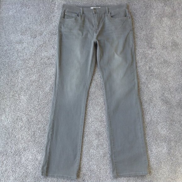 ⭐LEVI’S 505 REGULAR FIT STRAIGHT DENIM JEANS in Gray, size 31/32⭐ - Picture 1 of 8